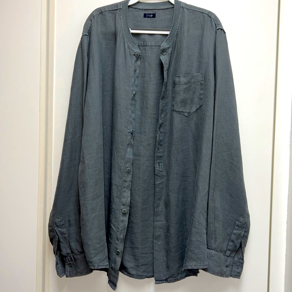 il gufo boys linen shirt